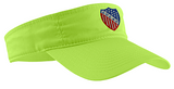 Visor with LULAC logo embroidered